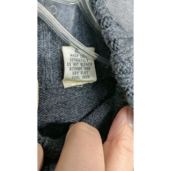 Studio Works Fair Isle Sweater Gray/Red Cozy Cabincore GrannyCore Comfy Size 2X - Picture 5 of 12